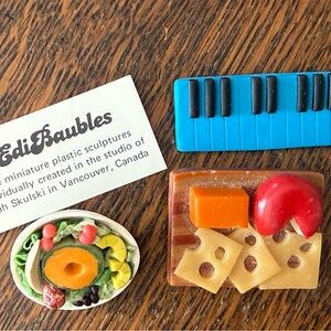 Vintage 1970’s Fimo Brooches Vancouver Artist Leah Skulski